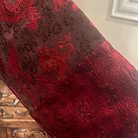 Stunning Citron brand Red and Black kimono jacket Size L-will fit XL as well - Picture 3 of 7